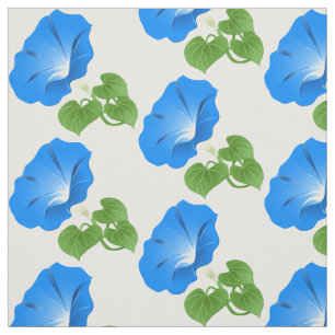 Tissu Bleu matinal glaces