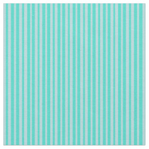 Tissu Bleu Poudre et bandes de couleur turquoise