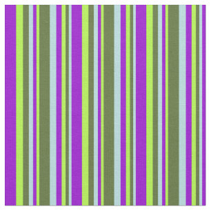 Tissu Bleu Poudre, Vert Olive foncé, Vert clair, Violet
