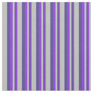 Tissu Bleu pourpre, bleu ardoise foncée et gris
