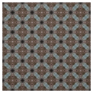 Tissu bleu rouge et mou de châtaigne de tapisserie