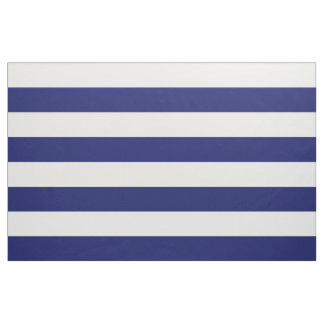 Tissu Bleu Sailor Stripe (grande échelle)
