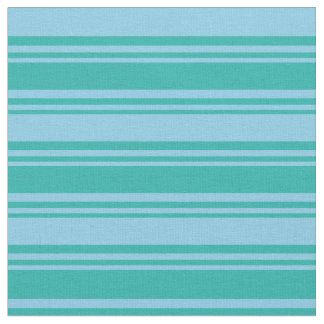 Tissu Bleu vert de mer clair et bleu ciel