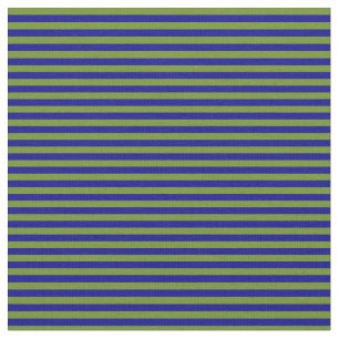 Tissu Bleu vert et foncé Motif rayé/bordé