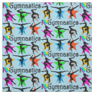TISSU BLEUE BRILLANTE J'AIME LES TISSUS GYMNASTIQUES