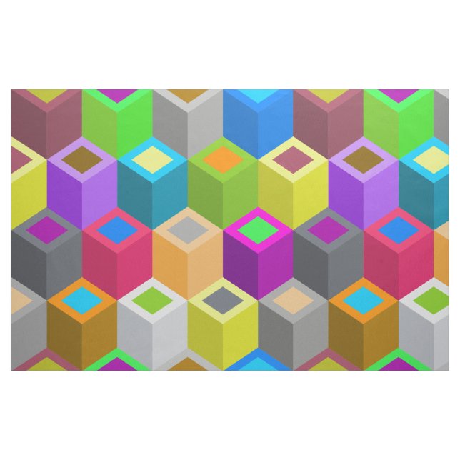 Tissu Blocs de la ville d'Iso (Fat Quarter)