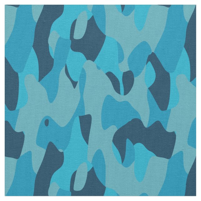 Tissu Blue Camo abstract (Fermer)