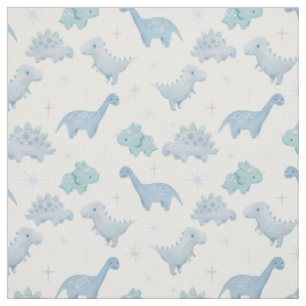 Tissu Blue Dinosaur Motif Boys