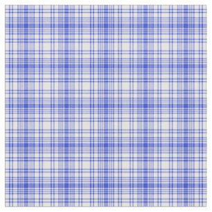 Tissu Blue white plaid 2