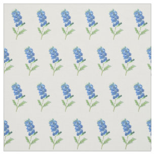 Tissu Bluebonnets Blue Floral Texas Fleur sauvage patern