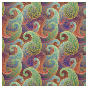 Tissu Bohemian Paisley Motif intemporel