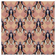 Boho Butterfly Goddess Retro Earth Tones