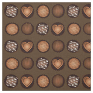Tissu Boîte de chocolats Saint Valentin