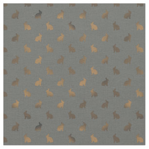Tissu Bonnet amant en or argenté