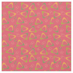 Tissu Boomerangs en triangles