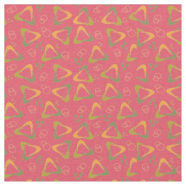 Tissu Boomerangs en triangles (Fermer)