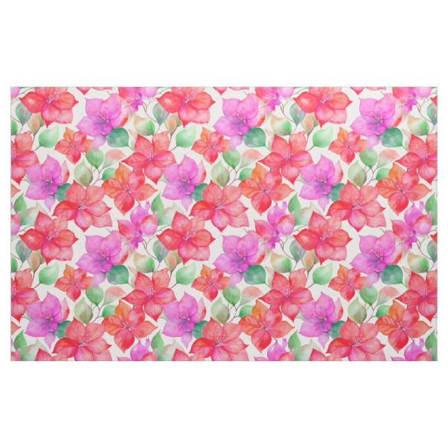 Tissu Bougainvillea aloha motif (Fat Quarter)
