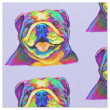 Bouledogue en couleurs