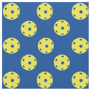 Tissu Boulettes jaunes sur fond unique
