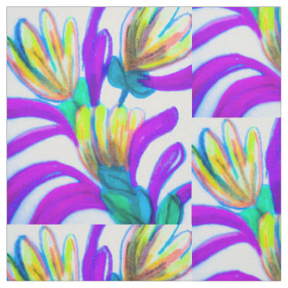 Tissu Bourgeon Jaune