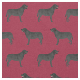 Tissu Bourgogne noire du Labrador