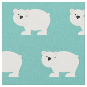 Tissu Bours polaires mignonnes Bébé Décor de pépinière T