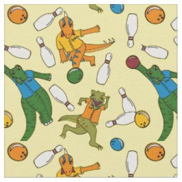 Tissu Bowling Dinosaures Dessins de bowling