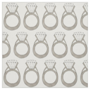 Tissu Bride de bling de Fiançailles Mariage Diamond
