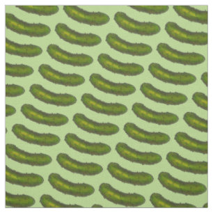 Tissu Brochure Crunchy Green Kosher Dill Pickle de pied 