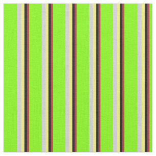 Tissu Brown, noir, jaune, gris clair et chartreuse