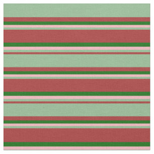 Tissu Brown, vert mer foncée, rose clair et vert foncé
