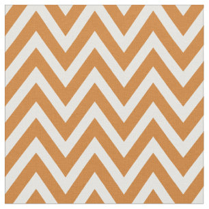 Tissu Brûlé Orange moderne Chevron raypes