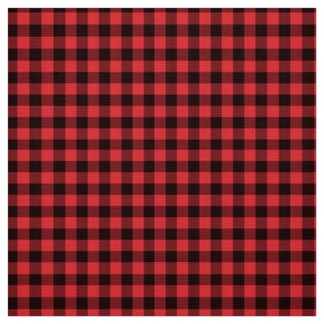 Tissu Buffalo rouge abattu (Échantillon)