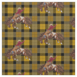 Tissu Buster de Bronco de Western Cowboy-Rodeo