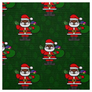 Tissu cadeau de noël de père Noël en Afrique