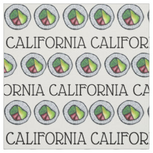 Tissu Californie Rolls Cali Japonais Alimentation Sushi
