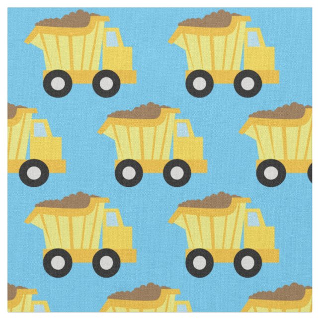 Tissu Camions de vidange mignons Garçons Enfants (Fermer)
