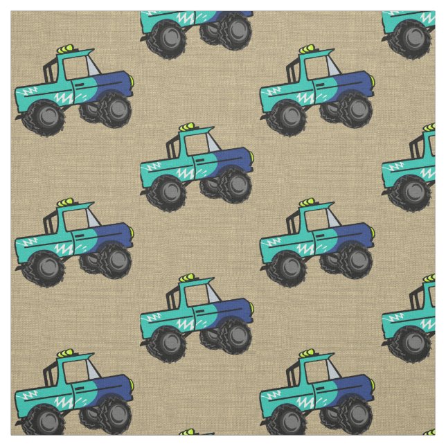 Tissu Camions Monster (Échantillon)