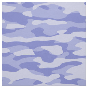 Tissu Camo Bleu