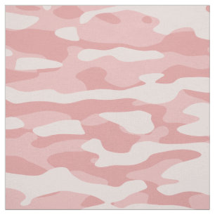 Tissu Camo rose pâle