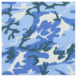 Tissu Camouflage bleu ciel Woodland