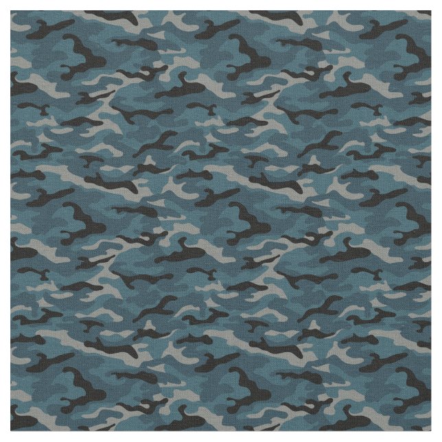 Tissu Camouflage en noir de nuit (Fermer)