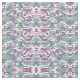 Tissu Camouflage militaire violet rose-vert