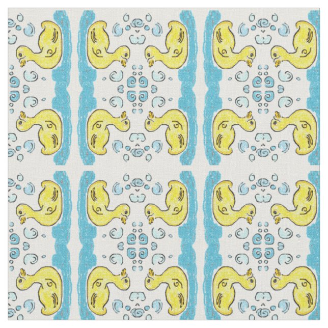 Tissu Canards en bulles (Fermer)