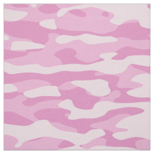 Tissu Candy Pink Camo Fabric