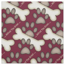 Canine faite sur commande d'empreintes de pattes
