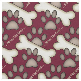 Tissu Canine faite sur commande d'empreintes de pattes