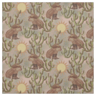 Tissu Capybara Cowboy Jane - faune lunaire