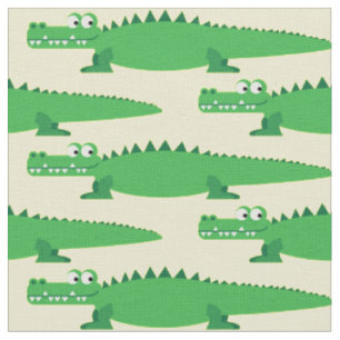 Tissu Caricature en crocodile pour enfants de Cute Gator