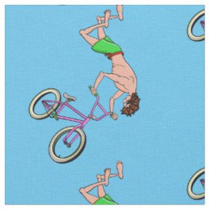 Tissu Caricature pour cycliste BMX